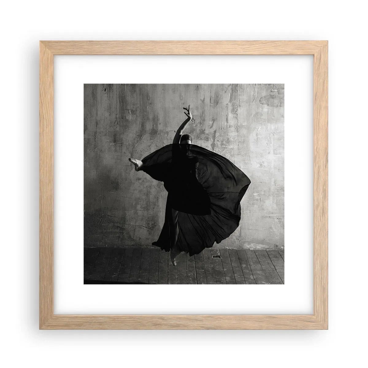 Plakat w ramie jasny dąb - Pełne pasji pas - 30x30 cm