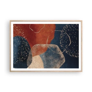 Plakat w ramie jasny dąb - Lekkość bytu - 100x70 cm