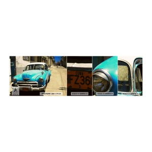 Fototapeta Próbka Standard Eco - Evviva Cuba! - Motoryzacja, Samochód, Kuba - 100x30 cm