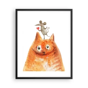 Plakat w czarnej ramie - Paradoksy miłości - 40x50 cm