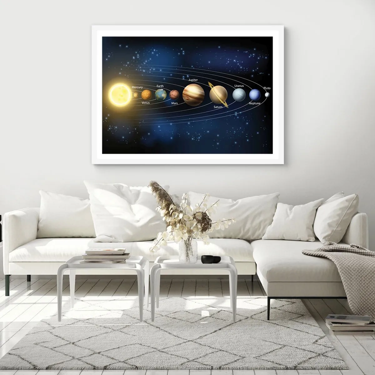 Plakat w białej ramie - Jedna z dziesięciu - 100x70 cm