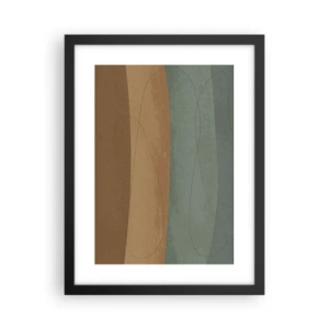 Plakat w czarnej ramie - Kompozycja horyzontalna - 30x40 cm
