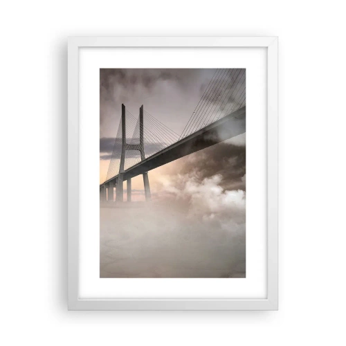 Plakat w białej ramie - Nad rzeką, której nie ma - 30x40 cm