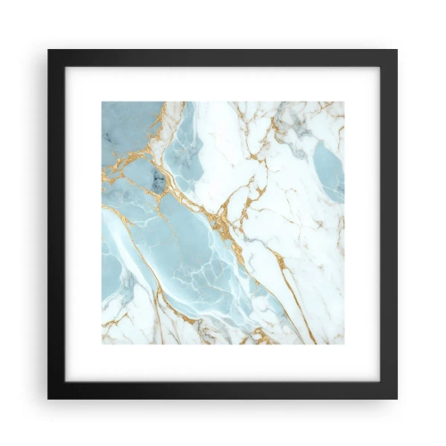 Plakat w czarnej ramie - Bogactwo kamienia - 30x30 cm
