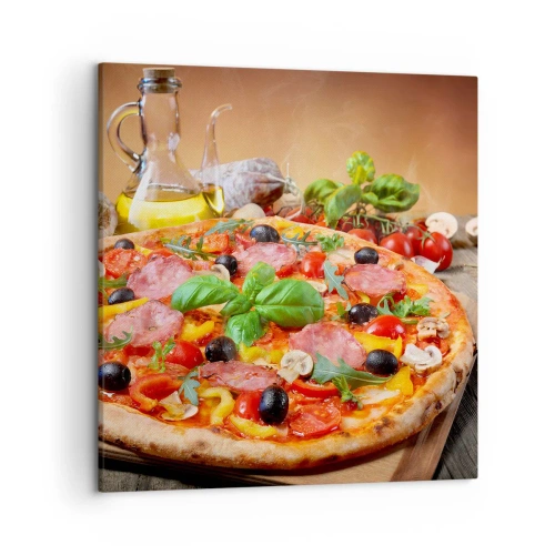 Obraz na płótnie - Z prawdziwie włoskim smakiem - 50x50 cm