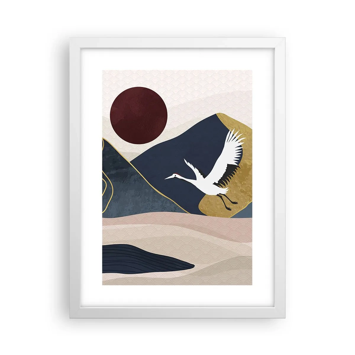 Plakat w białej ramie - I znowu ZLECIAŁ dzień - 30x40 cm