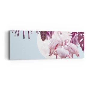 Obraz na płótnie - Trzy ptasie gracje - 90x30 cm