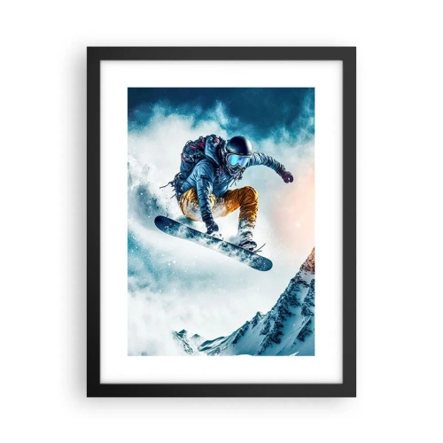 Plakat w czarnej ramie - Ekstremalne emocje - 30x40 cm