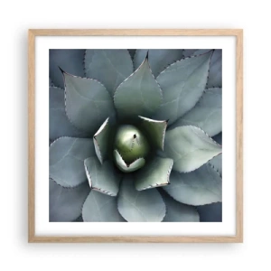 Plakat w ramie jasny dąb - Wabi i przestrzega - 50x50 cm