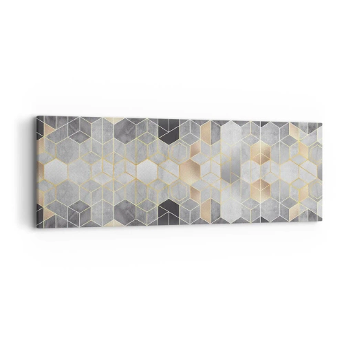 Obraz na płótnie - Diamentowa kompozycja - 90x30 cm