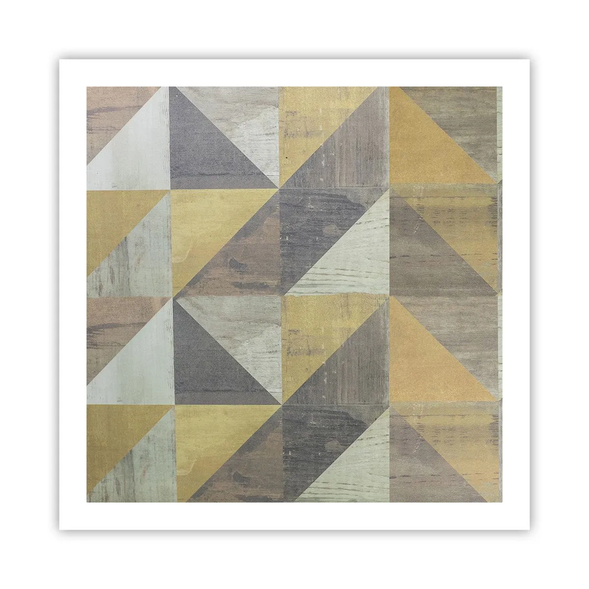 Plakat - Pod kątem trójkąta - 60x60 cm