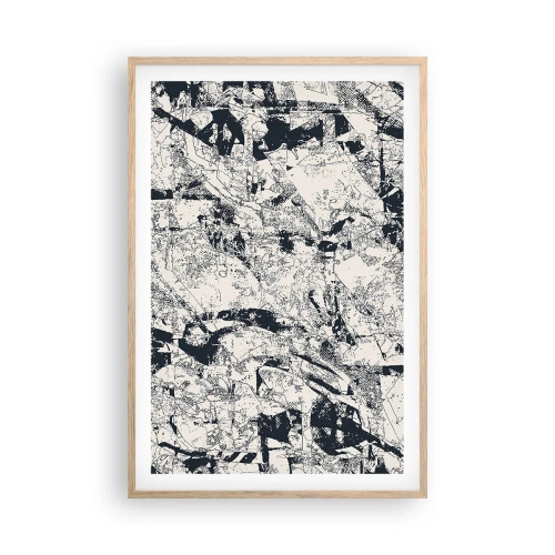 Plakat w ramie jasny dąb - Przenikanie przeciwieństw - 61x91 cm