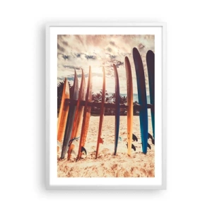 Plakat w białej ramie - Dobranoc, do jutra - 50x70 cm