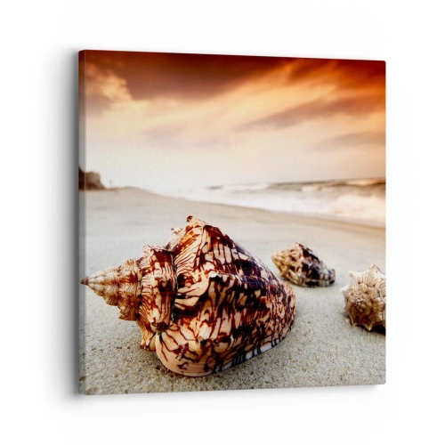 Obraz na płótnie - Wygnanki fal - 30x30 cm