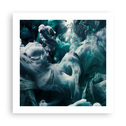 Plakat - Ruch koloru - 50x50 cm