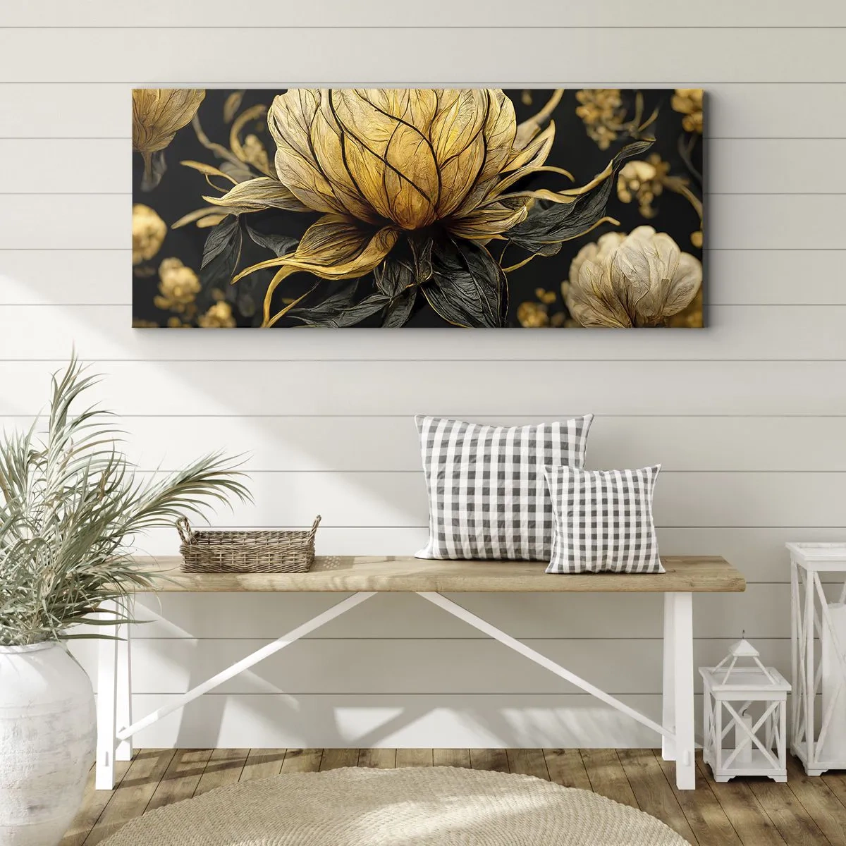 Obraz na płótnie - Subtelna kruchość - 100x40 cm