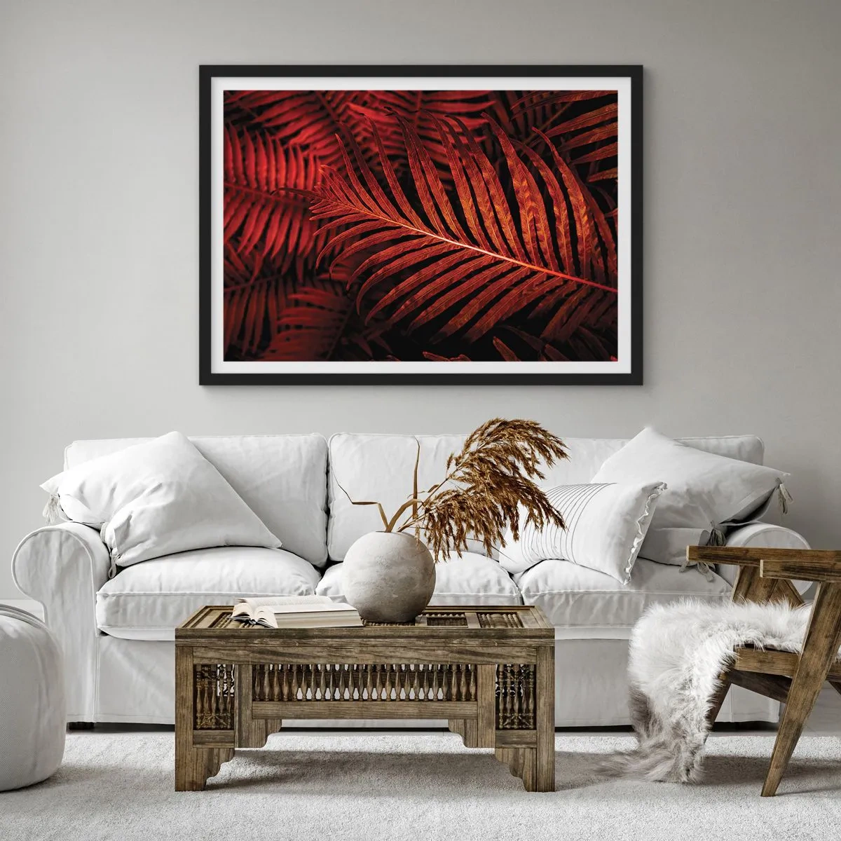 Plakat w czarnej ramie - Żar życia - 40x30 cm