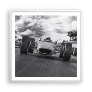 Plakat w białej ramie - Jest moc! - 60x60 cm