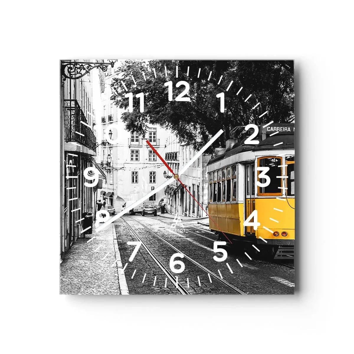 Zegar ścienny - I fado w tle - 30x30 cm