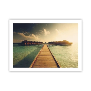 Plakat - Gorące zaproszenie - 70x50 cm