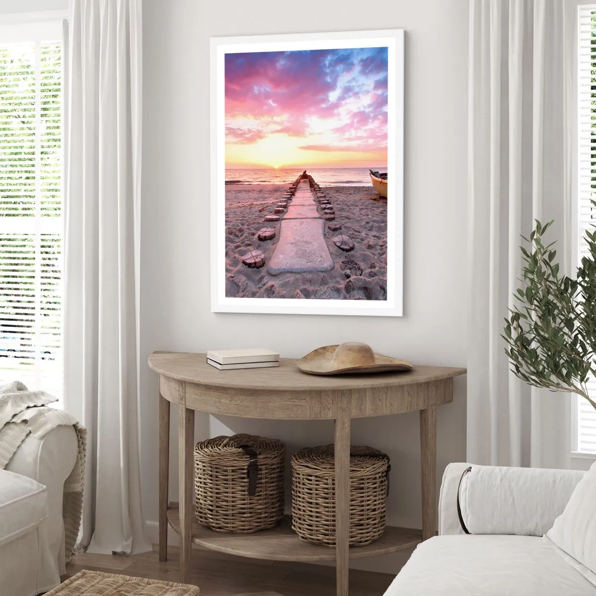 Plakat w białej ramie - Chwila głębokiego przeżycia - 30x40 cm