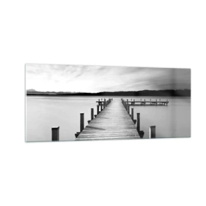 Obraz na szkle - U wodopoju – spokoju - 100x40 cm