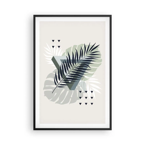 Plakat w czarnej ramie - Natura i geometria – dwa porządki? - 61x91 cm