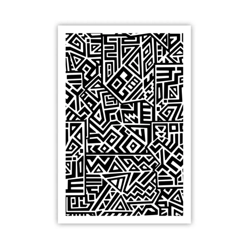 Plakat - Kompozycja prekolumbijska - 61x91 cm