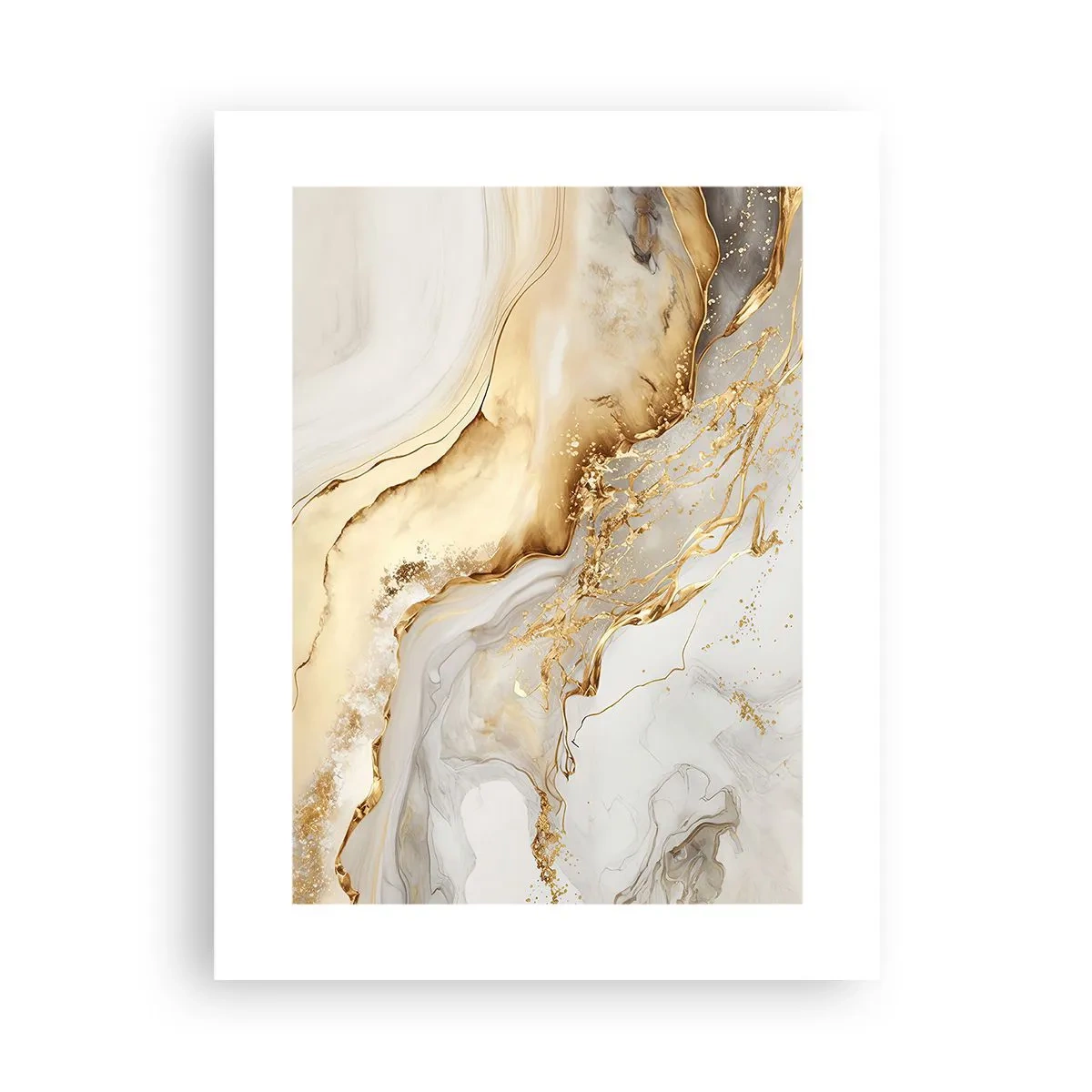 Plakat - Abstrakcja: piękno i dobro - 30x40 cm