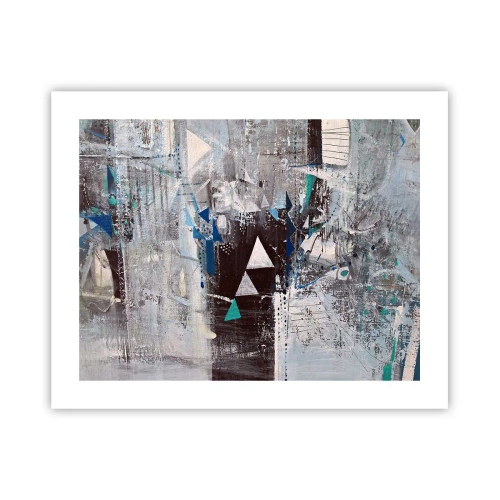 Plakat - Nadrzędny porządek trójkątów - 50x40 cm