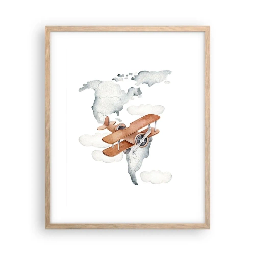 Plakat w ramie jasny dąb - W pionierskim duchu - 40x50 cm