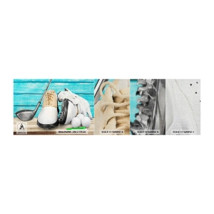 Fototapeta Próbka Premium Canvas - Wszystko gotowe - Golf, Sport, Buty Golfisty - 100x30 cm