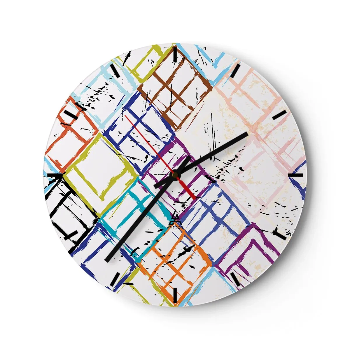 Zegar ścienny - Komórki do wynajęcia - 40x40 cm