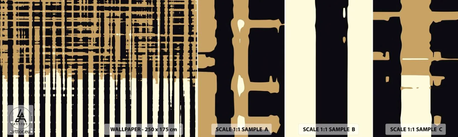 Fototapeta Próbka Samoprzylepna Deluxe Sticker - Architektoniczna abstrakcja - Abstrakcja, Sztuka, Linie - 100x30 cm