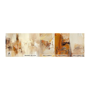 Fototapeta Próbka Samoprzylepna Deluxe Sticker - Dusza bursztynu - Abstrakcja, Sztuka, Minimalizm - 100x30 cm