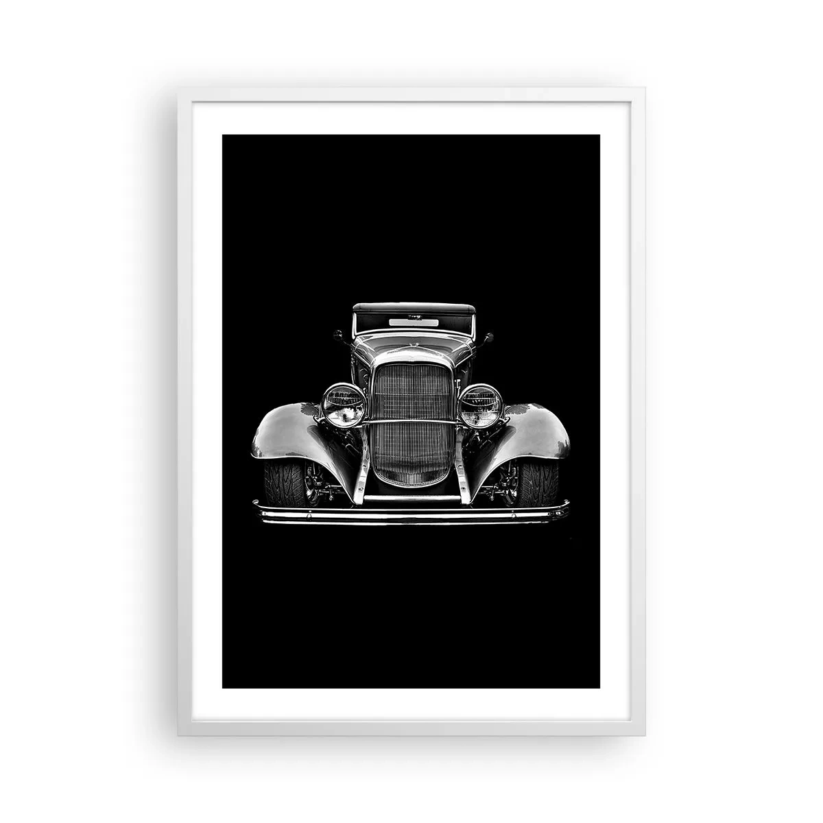 Plakat w białej ramie - Prawdziwy gentelman - 50x70 cm