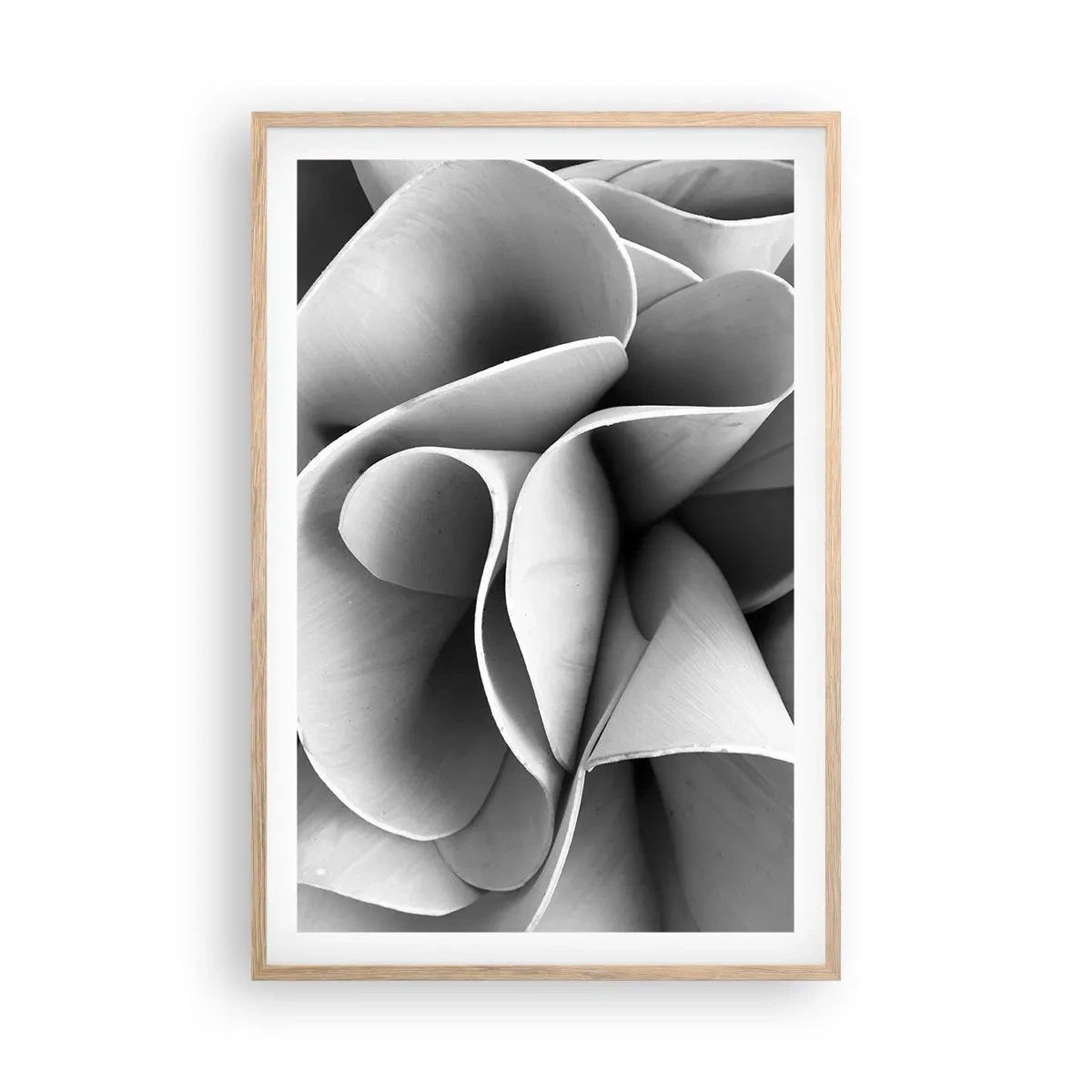 Plakat w ramie jasny dąb - Dzieje się w przestrzeni - 61x91 cm