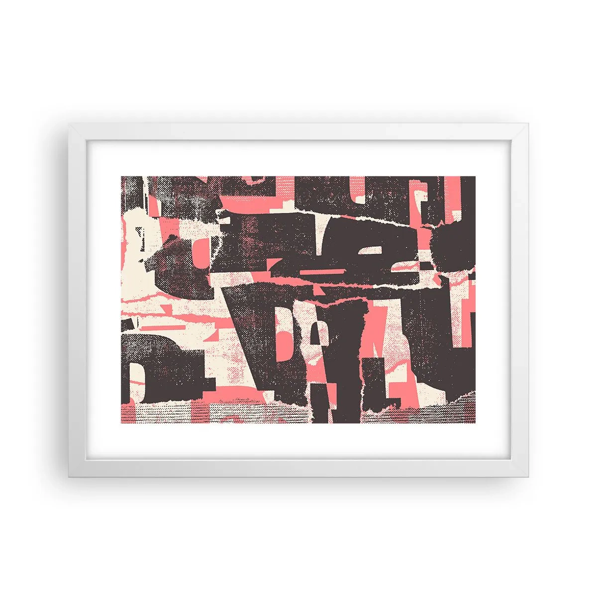 Plakat w białej ramie - Cały ten zgiełk - 40x30 cm