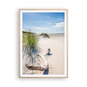 Plakat w ramie jasny dąb - Najpiękniejsza? Bałtycka - 70x100 cm