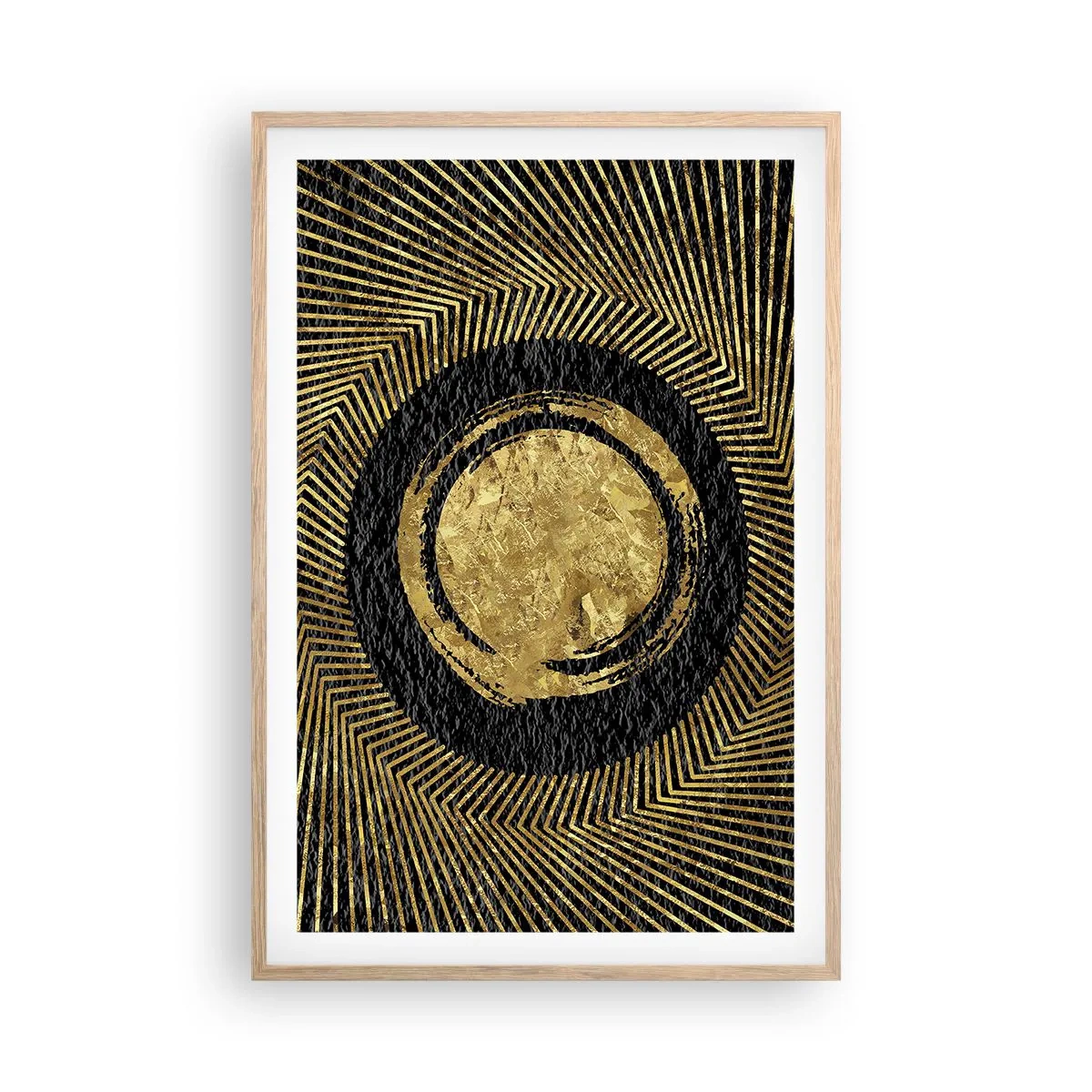 Plakat w ramie jasny dąb - Kompozycja glamour - 61x91 cm