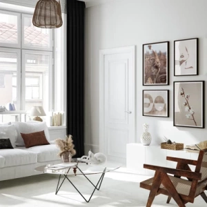 White room - Inspiracja do salonu