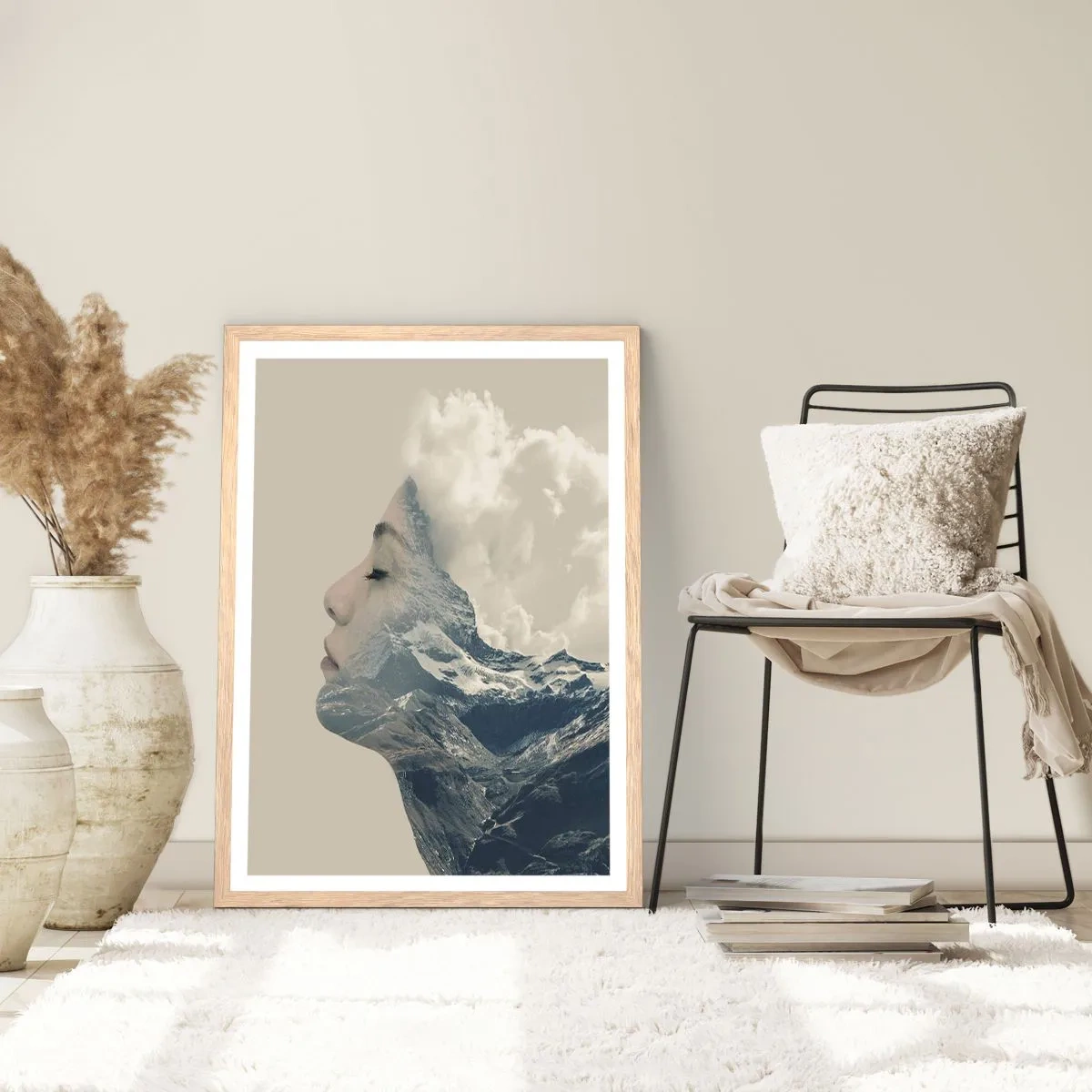 Plakat w ramie jasny dąb - Uroda żywiołów - 70x100 cm