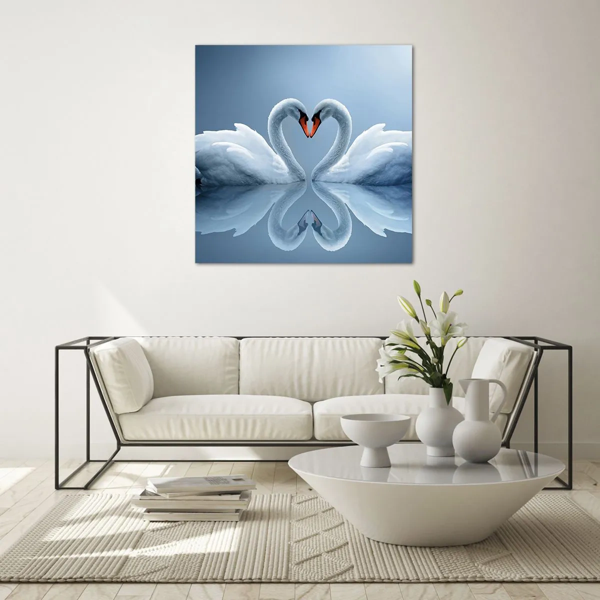 Obraz na szkle - Czas na miłość - 60x60 cm