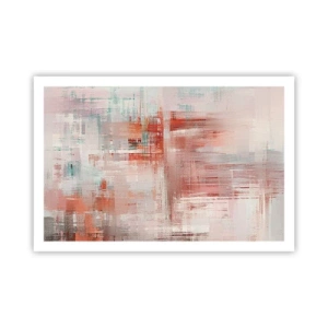 Plakat - Zamglone. Ale różowe - 91x61 cm