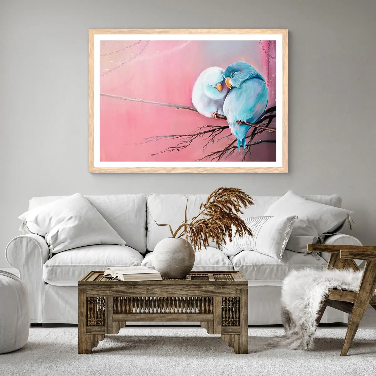 Plakat w ramie jasny dąb - Cóż tu dodać?… - 100x70 cm