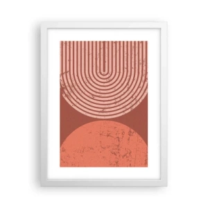 Plakat w białej ramie - Bliska relacja - 30x40 cm