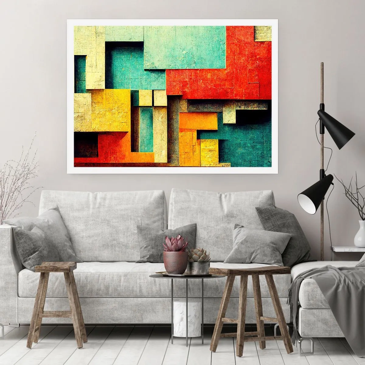 Plakat - Festiwal kątów prostych - 91x61 cm