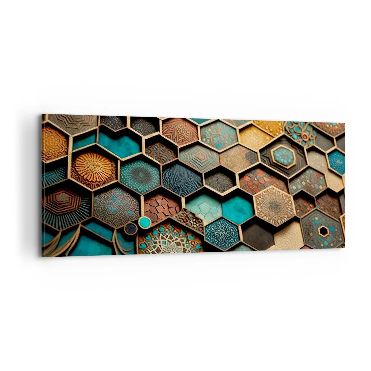Obraz na płótnie - Arabskie ornamenty – wariacja - 100x40 cm