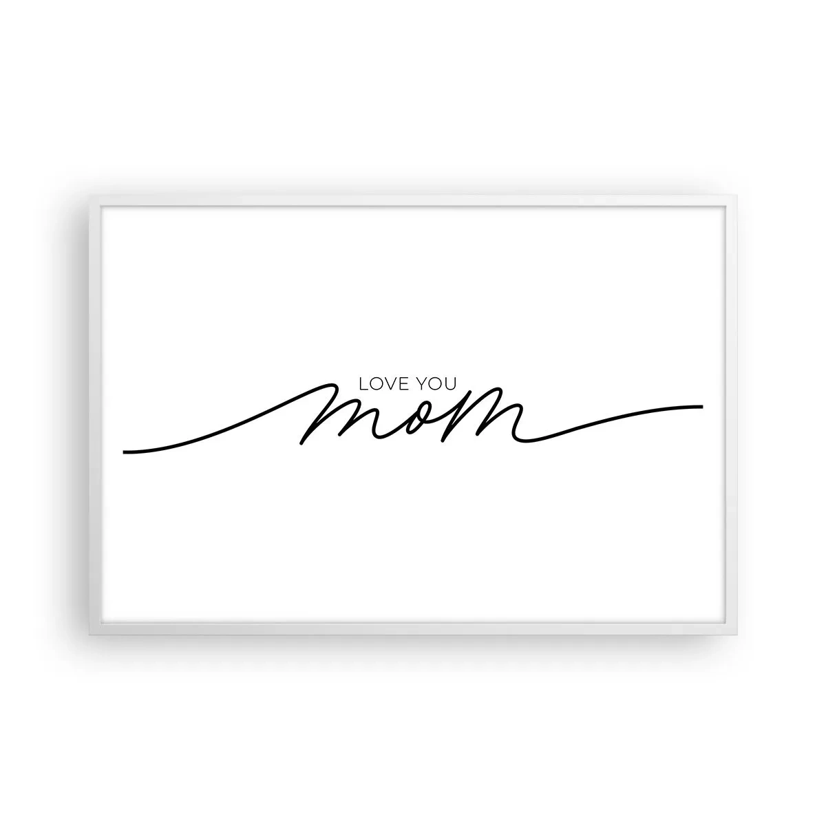 Plakat w białej ramie - Wielkie wzruszenie - 91x61 cm