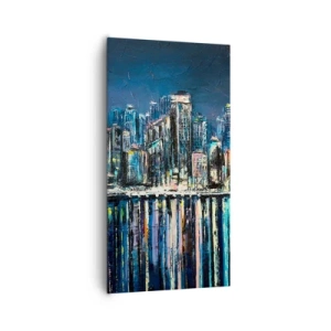 Obraz na płótnie - Kaskada swiateł - 65x120 cm